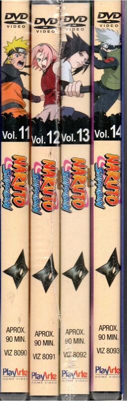 Dvd Naruto Shippuden 1ª Temporada, Box 3 - Caixa Surpresa